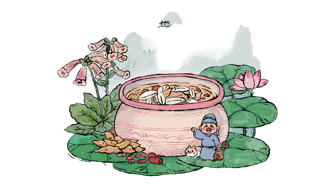 地黄田鸡汤